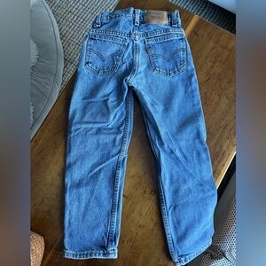 Kids vintage little Levi’s Orange tab 550